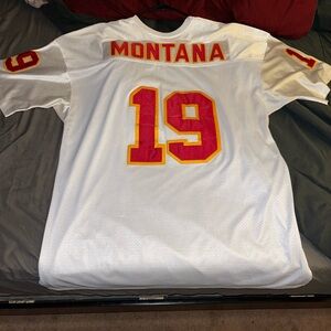 Vintage 1994 #19 JOE MONTANA KC Chiefs NFL Mitchell & Ness Jersey sz 3xlt